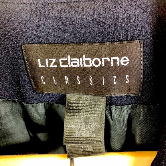 🌟Sz 14 Liz Claiborne Navy Suit🌟 - Picture 3 of 11